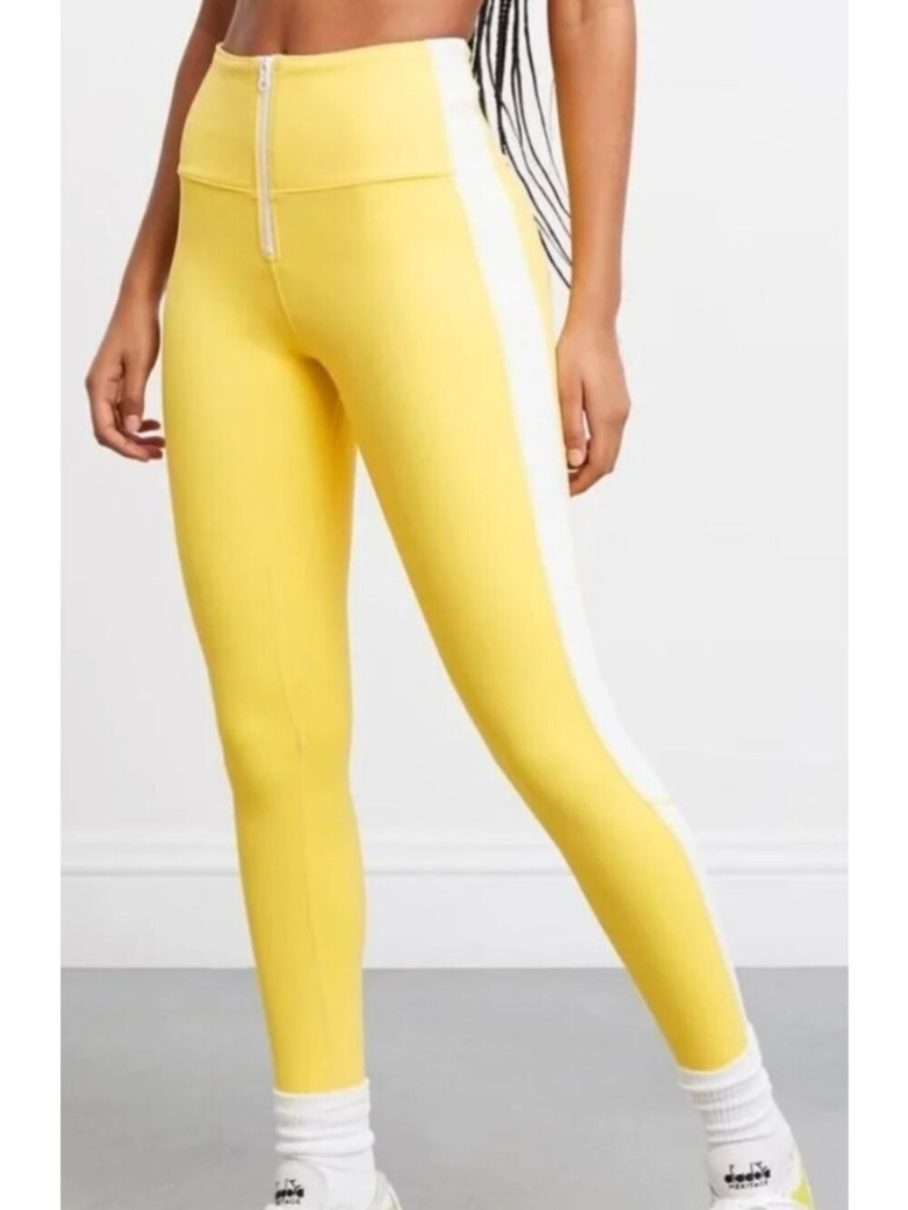 Bandier x Solid & Striped Soleil Zip Front Leggings-sz Medium